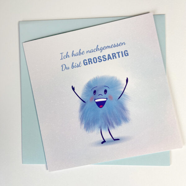 Grossartigkeits-Karte mit Fluffi - Eine besondere Anerkennung – Bild 3