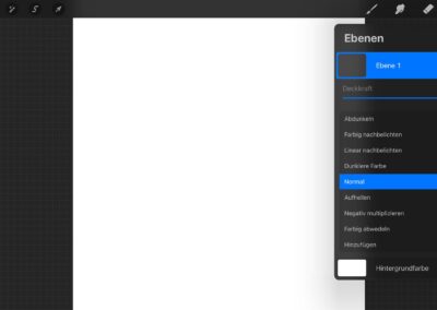 Procreate Mischmodus en-de-fr