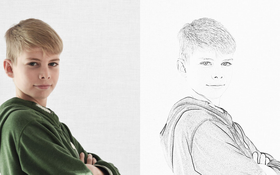 Portrait: Foto in Zeichnung umwandeln